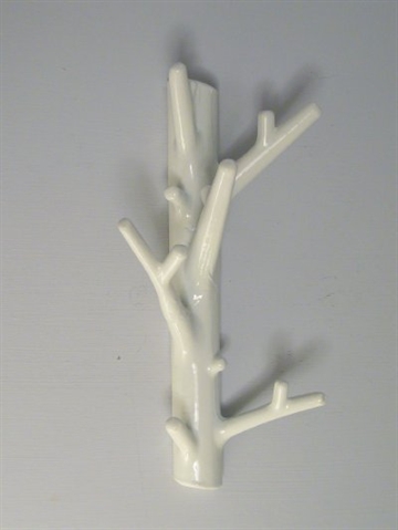 Branch hanger, design Harald Hynell, hvidlakeret st�bejern, stor - ( incl. skruer og plugs ).