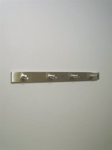 Zack design - knager�kke m. 4 knopper, mat b�rstet �delst�l.
