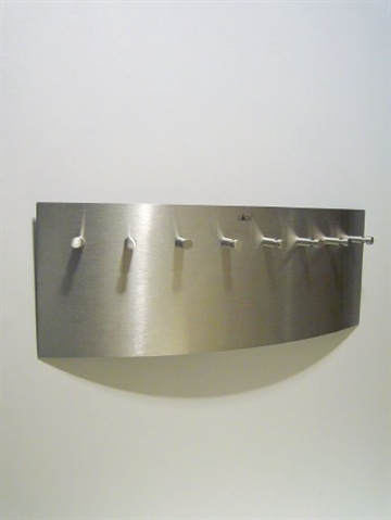 Zack design - buet knager�kke m. 8 knopper, mat b�rstet �delst�l.