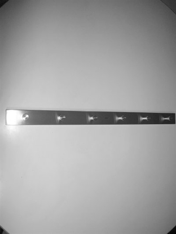Zack design - knager�kke m. 6 knopper, mat b�rstet �delst�l.