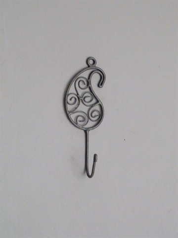 Filigranknage, m�rkegr� metal (spinkel).