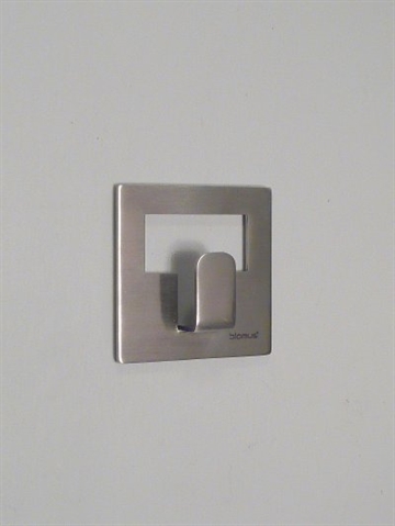 Windo design - enkeltknage, mat b�rstet rustfrit st�l, st�rkt selvkl�bende.