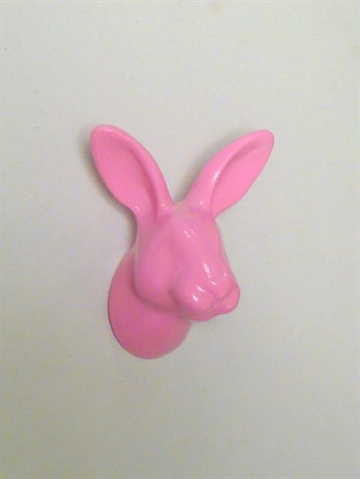 Dear Bunny - knage, design Jorine Oosterhoff, pinklakeret polystone og metal m. indst�bt skrue (incl. plug). 