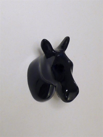Dear Horse - knage, design Jorine Oosterhoff, sortlakeret polystone og metal m. indst�bt skrue (incl. plug). 