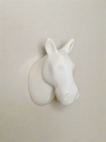 Dear Horse - knage, design Jorine Oosterhoff, hvidlakeret polystone og metal m. indst�bt skrue (incl. plug). 