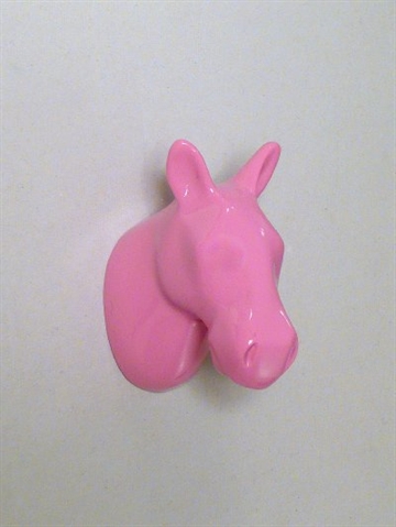 Dear Horse - knage, design Jorine Oosterhoff, pinklakeret polystone og metal m. indst�bt skrue (incl. plug). 