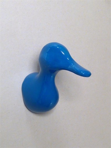 Dear Duck - knage, design Jorine Oosterhoff, bl�lakeret polystone og metal m. indst�bt skrue (incl. plug). 