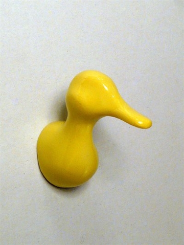 Dear Duck - knage, design Jorine Oosterhoff, gullakeret polystone og metal m. indst�bt skrue (incl. plug). 