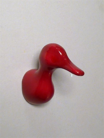 Dear Duck - knage, design Jorine Oosterhoff, r�dlakeret polystone og metal m. indst�bt skrue (incl. plug). 