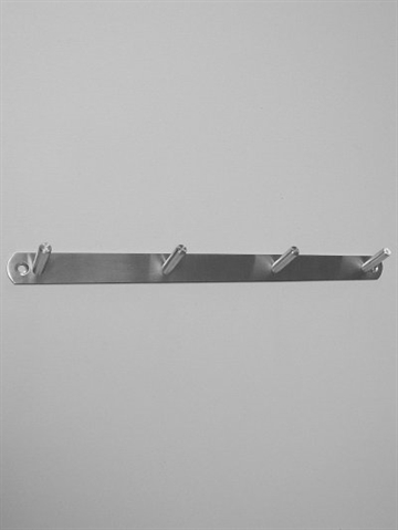 BB design -  knager�kke m. 4 kroge, mat b�rstet st�l.