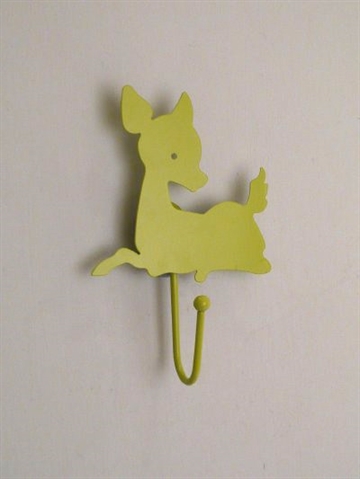 Bambi knage, jernblik, lime - ( monteringsbeslag p� bagsiden ).