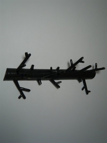 Branch knager�kke, design Harald Hynell, st�bejern, sort, maxi ( kan monteres b�de vandret og lodret ).