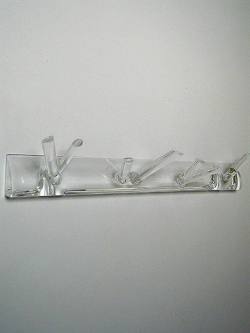 Icelet knager�kke, design David Quan, isklar st�rk akryl - ( incl. skruer og plugs ). 