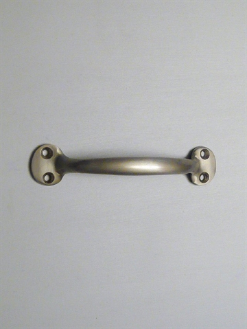 Greb til skuffe/d�r, fortinnet massivt metal, stor.