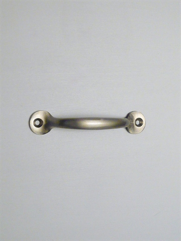 Greb til skuffe/d�r, fortinnet massivt metal, lille.