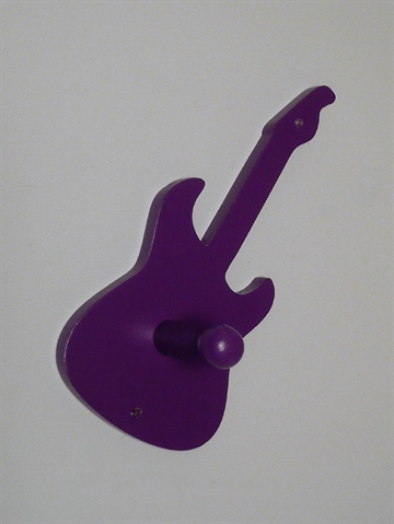Guitar knage, silkemat lillalakeret tr�.