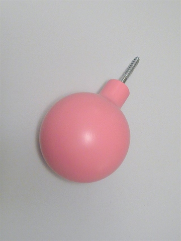 OHOOK - knage, designet af Anne Heinsvig & Christian Uldall, pink lakeret b�getr�, mellem.  