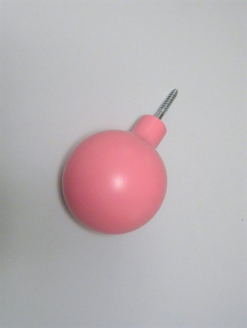 OHOOK - knage, designet af Anne Heinsvig & Christian Uldall, pink lakeret b�getr�, lille. 