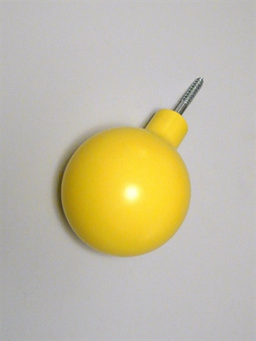 OHOOK - knage, designet af Anne Heinsvig & Christian Uldall, gul lakeret b�getr�, mellem. 