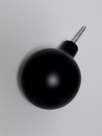OHOOK - knage, designet af Anne Heinsvig & Christian Uldall, sort lakeret b�getr�, stor. 