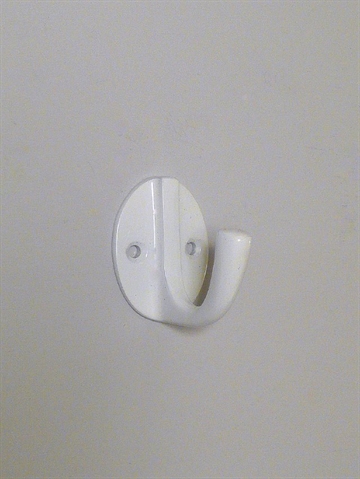 Klassisk enkelkrog, hvidlakeret.