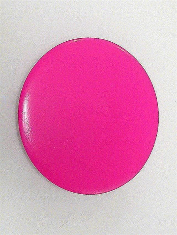 Pink knop knage m. hals ( til b�jle ) og skrue, massiv polystone, maxi - EGNET TIL V�G.