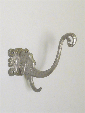 Elefant knage, s�lv lakeret jern.
