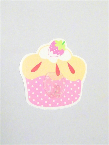 Cupcake sugekop knage, rosa.