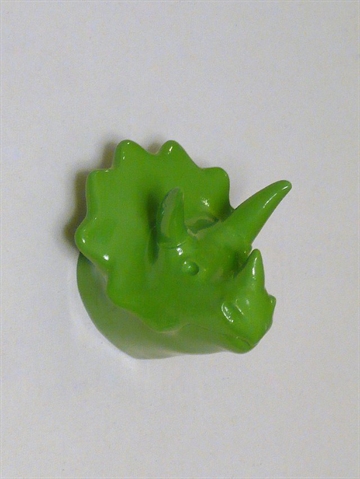 Dinosaurus Mr. Spikey knage, design Jorine Oosterhoff, gr�nlak. polystone og metal m. indst�bt skrue ( incl. plug ).