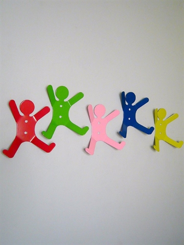 Happy Hanger knages�t, design Boxtel og Buijs, robust metal i 5 forskellige farver, ( incl. skruer og plugs ).