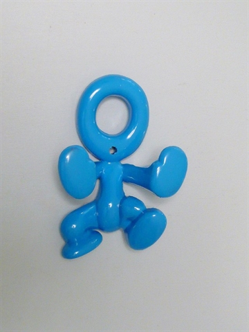 Figur knage, bl� akryl ( arme fungerer som knager ).
